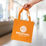 Polypropylene Promotional Tote with Dr Belzona design on one side