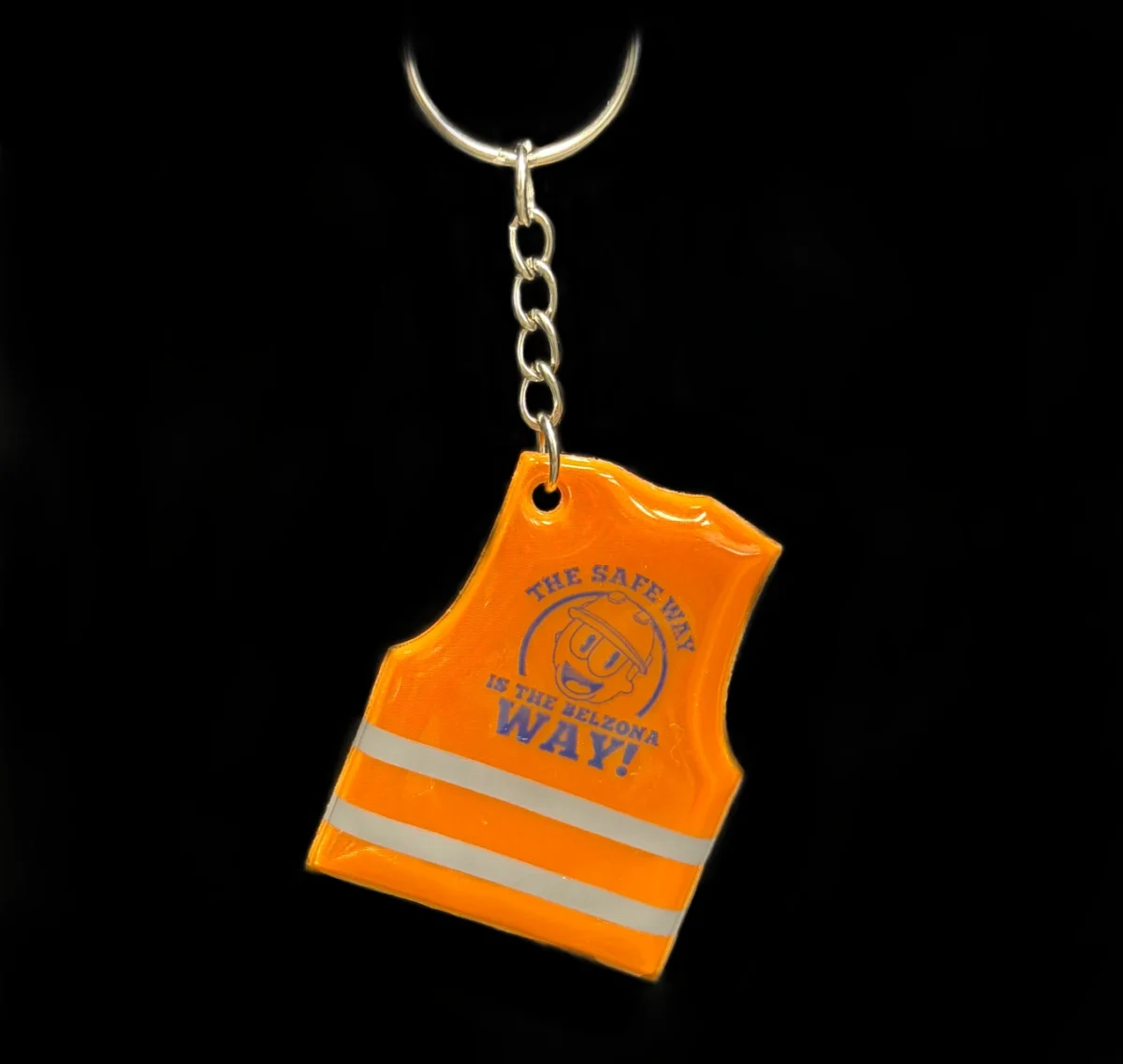 Belzona Safety Vest Key Chain - Image 1